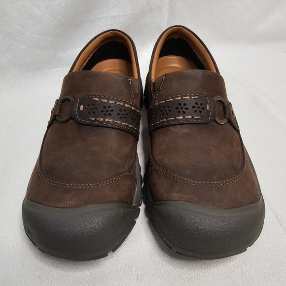 KEEN Kaci II Slip On Clogs Shoes Brown Leather 1020487 Womens Size US 6M - EU 36 - Picture 2 of 12